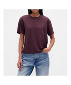【ギャップ/GAP】のスーピマ リラックスTシャツ BORDEAUX427_GLOBAL|ID: prp329100004683636 ipo3291000000033824096