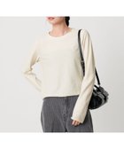 【ビューティ&ユース ユナイテッドアローズ/BEAUTY&YOUTH / UNITED ARROWS】のコットンポリエステル ラメロングスリーブカットソー 人気、トレンドファッション・服の通販 founy(ファニー) ファッション Fashion レディースファッション Fashion for Women トップス・カットソー Cut & Sew Tops カットソー・ベーシックTシャツ Cut-and-Sewn Tops / Stretch Tees & Basics インナー Innerwear カットソー Cut and Sewn Top カーディガン Cardigan, Knitwear ショート Short, Short Length ジャケット Jacket, Outerwear デニム Denim, Jeans Material ベーシック Basic, Essential 羽織 Haori, Light Jacket ワイド Wide, Wide Fit おすすめ Recommended / Our Picks エレガント 上品 Elegant thumbnail NATURAL|ID: prp329100004683647 ipo3291000000034520599