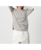 【ビューティ&ユース ユナイテッドアローズ/BEAUTY&YOUTH / UNITED ARROWS】のセルロースウールブレンド クルーネックカットソー 人気、トレンドファッション・服の通販 founy(ファニー) ファッション Fashion レディースファッション Fashion for Women トップス・カットソー Cut & Sew Tops カットソー・ベーシックTシャツ Cut-and-Sewn Tops / Stretch Tees & Basics おすすめ Recommended / Our Picks カットソー Cut and Sewn Top ロング Long, Long-Length 定番 Standard, Basic Item thumbnail MD.GRAY|ID: prp329100004683650 ipo3291000000033824186