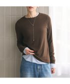 【ビューティ&ユース ユナイテッドアローズ/BEAUTY&YOUTH / UNITED ARROWS】のセルロースウールブレンド クルーネックカットソー DK.BROWN|ID: prp329100004683650 ipo3291000000034938630