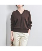 【ユナイテッドアローズ/UNITED ARROWS】のソフトスムース Vネック ニット DK.BROWN|ID: prp329100004683654 ipo3291000000033824206
