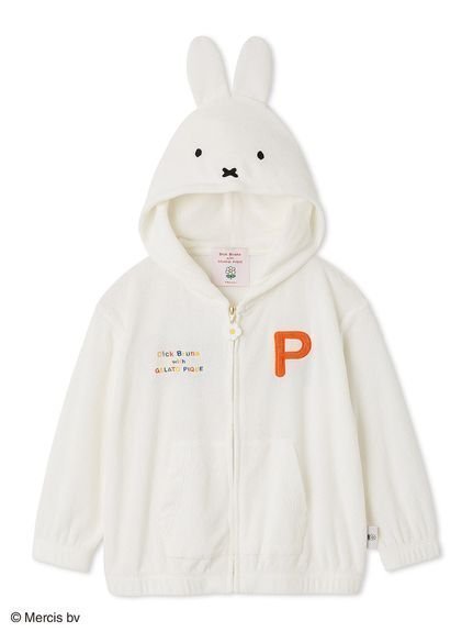 【ジェラート ピケ/gelato pique / KIDS】の【Dick Bruna】【KIDS】miffy パイルパーカ 人気、トレンドファッション・服の通販 founy(ファニー) 　ファッション　Fashion　キッズファッション　Fashion for Kids　ショート　Short, Short Length　シリコン　Silicone, Silicone Material　チャーム　Charm, Pendant　ベビー　Baby, Babywear　おすすめ　Recommended / Our Picks　夏　Summer　 other-1|ID: prp329100004683661 ipo3291000000033903532