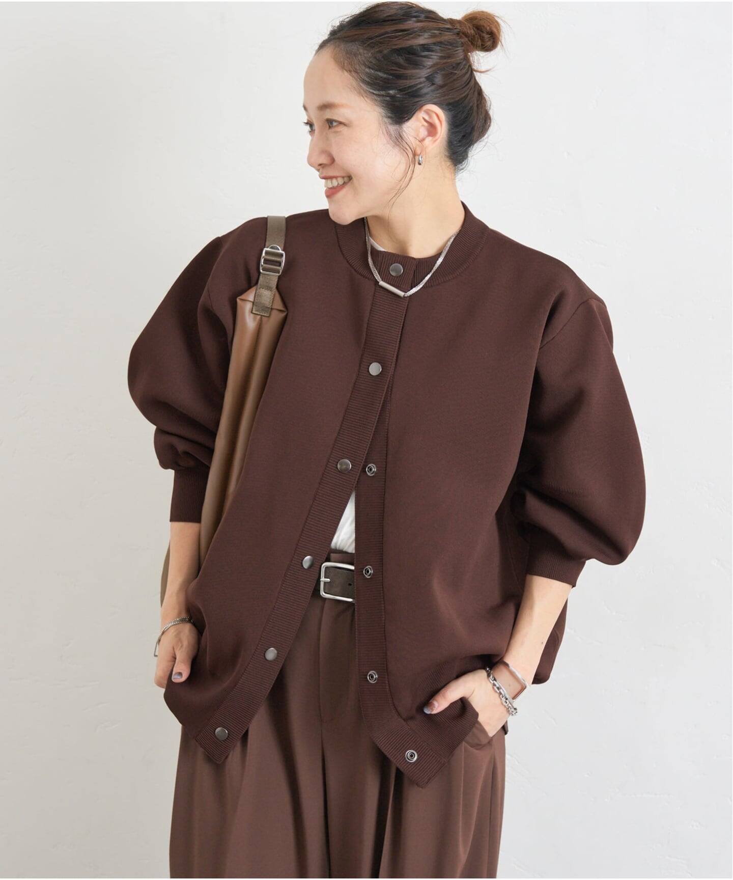 【ジャーナルスタンダード/JOURNAL STANDARD】の《WEB限定追加》ウォッシャブルバナナスリーブカーディガン インテリア・キッズ・メンズ・レディースファッション・服の通販 founy(ファニー) 　ファッション　Fashion　レディースファッション　Fashion for Women　トップス・カットソー　Cut & Sew Tops　カーディガン・羽織り　Layered Style Cardigans　2025年　2025　2025春夏・S/S　Spring/Summer 2025 SS25　ブラウン|ID: prp329100004683663 ipo3291000000033904337