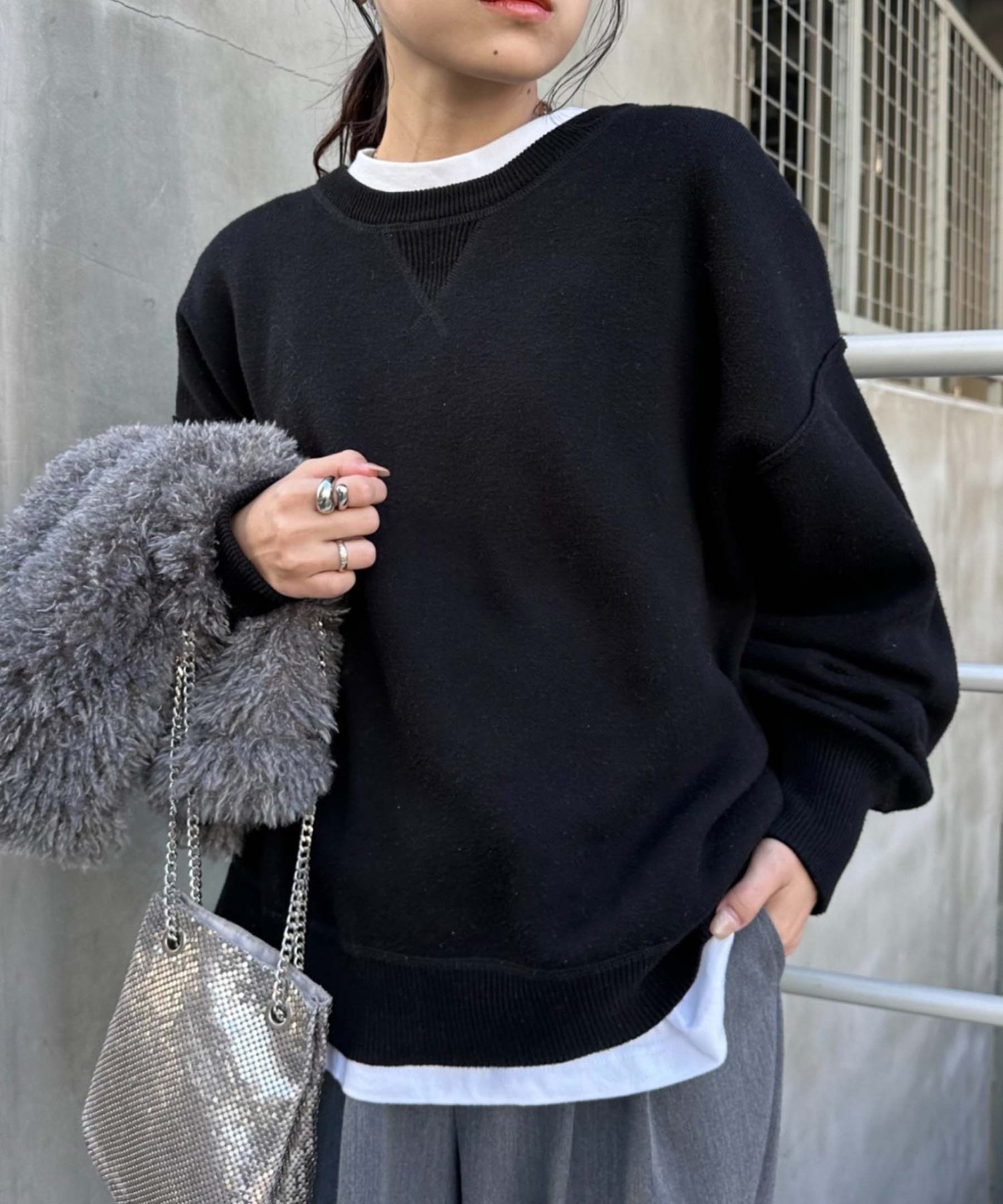 【チャオパニックティピー/CIAOPANIC TYPY】の【綿100%で洗える】《16色展開》スウェットライクボリュームスリーブニット 人気、トレンドファッション・服の通販 founy(ファニー) 　ファッション　Fashion　レディースファッション　Fashion for Women　トップス・カットソー　Cut & Sew Tops　ニット　Knit Tops & Sweaters　レディースパーカー・カジュアルフーディー　Casual Hoodies & Sweatshirts　スウェット・クルーネックトップス　Sweatshirts & Crewnecks / Relaxed Fit Sweat Tops　ボリューム袖・フリルスリーブブラウス　Voluminous & Ruffle Sleeves / Puffy Sleeve Tops　洗える　Machine Washable　シンプル　Simple, Minimal　スウェット / スエット　Sweatshirt, Sweatwear　タイトスカート　Pencil Skirt, Tight Skirt　デニム　Denim, Jeans Material　定番　Standard, Basic Item　ベビー　Baby, Babywear　ボトム　Bottoms, Lower Wear　リラックス　Relax, Relaxed Fit　ロング　Long, Long-Length　ワイド　Wide, Wide Fit　プチプライス・低価格　Affordable / Budget Price　おすすめ　Recommended / Our Picks　 other-1|ID: prp329100004683676 ipo3291000000036070936