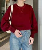 【チャオパニックティピー/CIAOPANIC TYPY】の【綿100%で洗える】《16色展開》スウェットライクボリュームスリーブニット 人気、トレンドファッション・服の通販 founy(ファニー) ファッション Fashion レディースファッション Fashion for Women トップス・カットソー Cut & Sew Tops ニット Knit Tops & Sweaters レディースパーカー・カジュアルフーディー Casual Hoodies & Sweatshirts スウェット・クルーネックトップス Sweatshirts & Crewnecks / Relaxed Fit Sweat Tops ボリューム袖・フリルスリーブブラウス Voluminous & Ruffle Sleeves / Puffy Sleeve Tops 洗える Machine Washable シンプル Simple, Minimal スウェット / スエット Sweatshirt, Sweatwear タイトスカート Pencil Skirt, Tight Skirt デニム Denim, Jeans Material 定番 Standard, Basic Item ベビー Baby, Babywear ボトム Bottoms, Lower Wear リラックス Relax, Relaxed Fit ロング Long, Long-Length ワイド Wide, Wide Fit プチプライス・低価格 Affordable / Budget Price おすすめ Recommended / Our Picks thumbnail バーガンディー|ID: prp329100004683676 ipo3291000000036070979