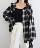 【アンドミー/andme】のフーディ チェック シャツ ブラウス 人気、トレンドファッション・服の通販 founy(ファニー) ファッション Fashion レディースファッション Fashion for Women トップス・カットソー Cut & Sew Tops シャツ・ブラウス・オフィスカジュアル Elegant Blouses & Button-Ups チェック Check, Plaid, Tartan 長袖 Long Sleeve, Full Sleeve おすすめ Recommended / Our Picks thumbnail ブラック|ID: prp329100004683688 ipo3291000000033981757