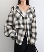 【アンドミー/andme】のフーディ チェック シャツ ブラウス 人気、トレンドファッション・服の通販 founy(ファニー) ファッション Fashion レディースファッション Fashion for Women トップス・カットソー Cut & Sew Tops シャツ・ブラウス・オフィスカジュアル Elegant Blouses & Button-Ups チェック Check, Plaid, Tartan 長袖 Long Sleeve, Full Sleeve おすすめ Recommended / Our Picks thumbnail オフホワイト|ID: prp329100004683688 ipo3291000000033981759