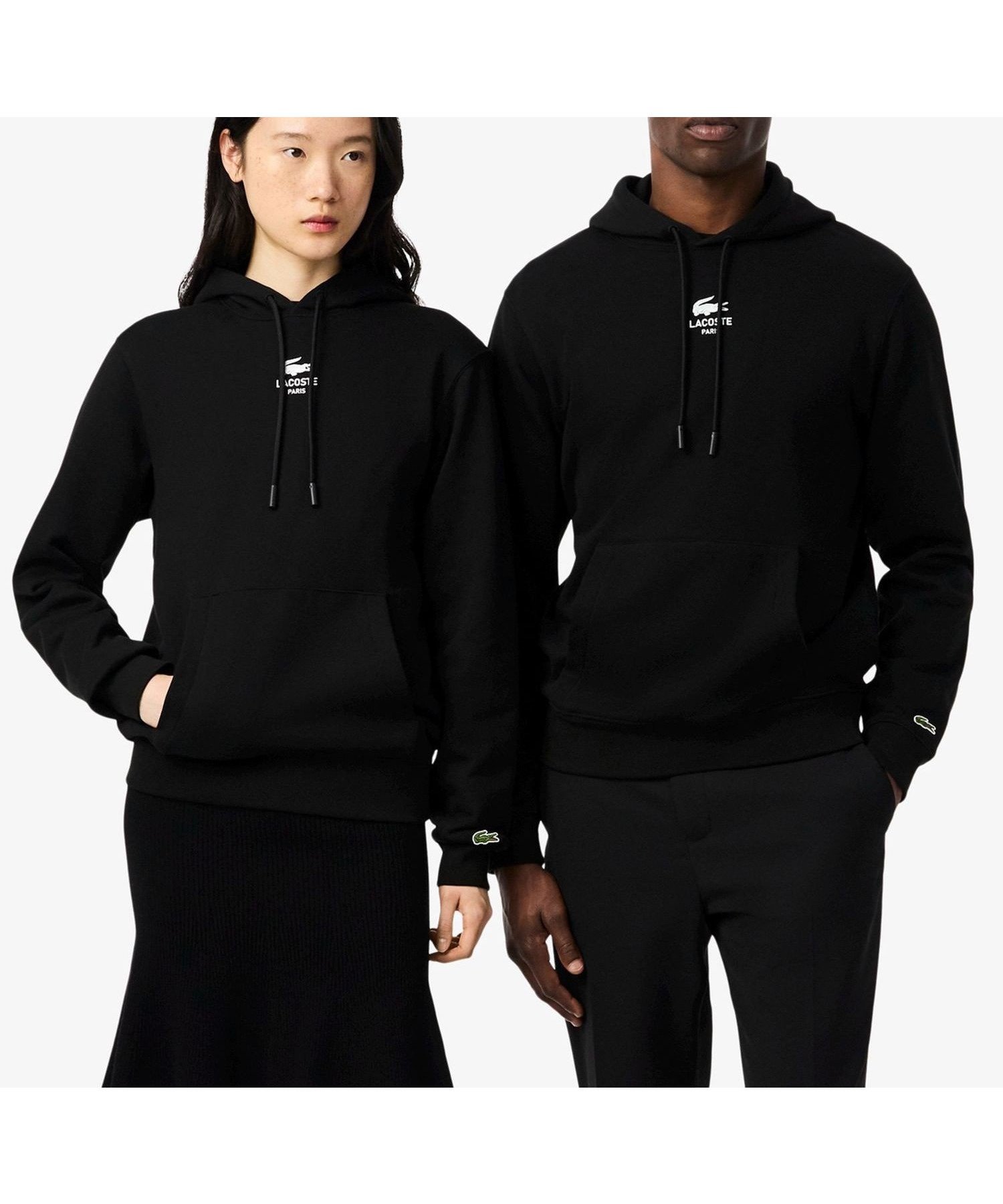 【ラコステ/LACOSTE】の裏パイル地 バックプリントスウェットパーカー 人気、トレンドファッション・服の通販 founy(ファニー) 　ファッション　Fashion　レディースファッション　Fashion for Women　トップス・カットソー　Cut & Sew Tops　レディースパーカー・カジュアルフーディー　Casual Hoodies & Sweatshirts　スウェット・クルーネックトップス　Sweatshirts & Crewnecks / Relaxed Fit Sweat Tops　バッグ　Bags　おすすめ　Recommended / Our Picks　スマート　Smart, Elegant　フロント　Front, Front Design　ポケット　Pocket, Pocket Detail　吸水　Absorbent, Quick-Dry　 other-1|ID: prp329100004683693 ipo3291000000033824455