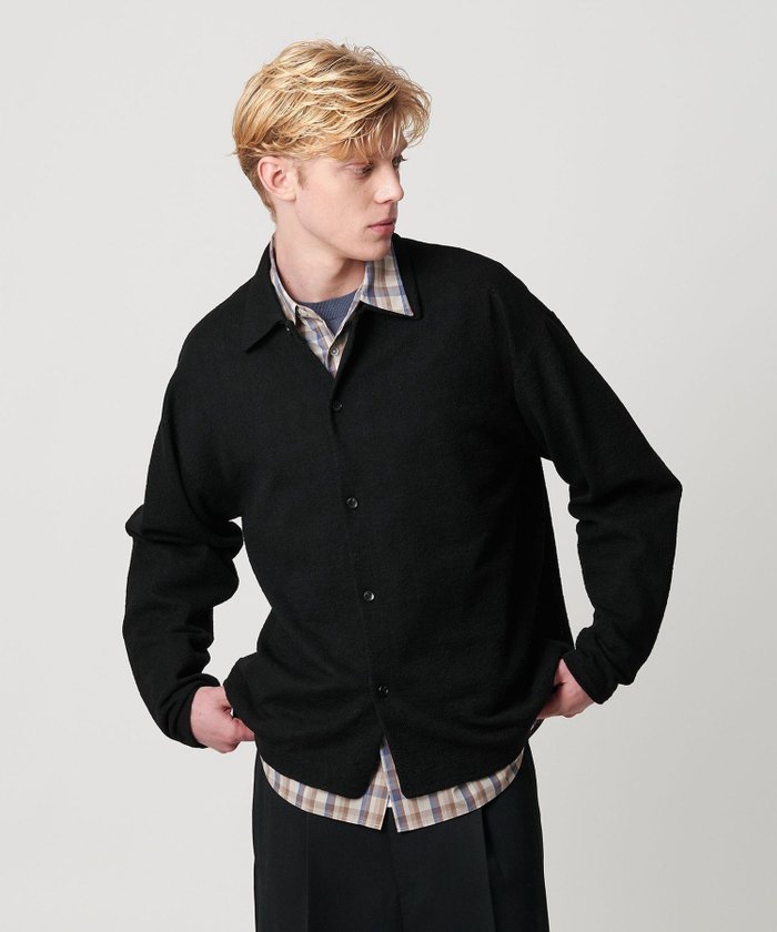 【ビューティ&ユース ユナイテッドアローズ/BEAUTY&YOUTH / UNITED ARROWS / MEN】のエア ミラノ ニット シャツ 抗菌防臭 インテリア・キッズ・メンズ・レディースファッション・服の通販 founy(ファニー) https://founy.com/ ファッション Fashion メンズファッション Fashion for Men 秋 Autumn カフス Cuff Design 抗菌 Antibacterial, Bacteria-Resistant シアー Sheer, See-Through シンプル Simple, Minimal ポロシャツ Polo Shirt, Collared Tee ミラノ Milano Style, Italian-Inspired ミラノリブ Milano Rib, Milano Stitch 夏 Summer |ID: prp329100004683694 ipo3291000000033824459