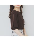 【インデックス/INDEX】の《6色展開/XS-LLサイズ》ドライタッチ デザインスリーブニット【洗濯機洗い可/接触冷感/抗ピル】 人気、トレンドファッション・服の通販 founy(ファニー) ファッション Fashion レディースファッション Fashion for Women トップス・カットソー Cut & Sew Tops ニット Knit Tops & Sweaters おすすめ Recommended / Our Picks シフォン Chiffon, Lightweight Fabric スリーブ Sleeve, Long Sleeve / Short Sleeve デコルテ Décolleté, Neckline ドッキング Docking, Mixed Material バランス Balance, Style Balance バルーン Balloon, Balloon Silhouette エレガント 上品 Elegant thumbnail ブラウン|ID: prp329100004683699 ipo3291000000033824485