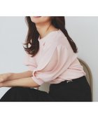 【インデックス/INDEX】の《6色展開/XS-LLサイズ》ドライタッチ デザインスリーブニット【洗濯機洗い可/接触冷感/抗ピル】 人気、トレンドファッション・服の通販 founy(ファニー) ファッション Fashion レディースファッション Fashion for Women トップス・カットソー Cut & Sew Tops ニット Knit Tops & Sweaters おすすめ Recommended / Our Picks シフォン Chiffon, Lightweight Fabric スリーブ Sleeve, Long Sleeve / Short Sleeve デコルテ Décolleté, Neckline ドッキング Docking, Mixed Material バランス Balance, Style Balance バルーン Balloon, Balloon Silhouette エレガント 上品 Elegant thumbnail ライトピンク|ID: prp329100004683699 ipo3291000000033824487