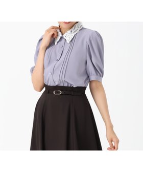 【ミッシュマッシュ/MISCH MASCH】のMM538108 襟レースブラウス 人気、トレンドファッション・服の通販 founy(ファニー) ファッション Fashion レディースファッション Fashion for Women トップス・カットソー Cut & Sew Tops シャツ・ブラウス・オフィスカジュアル Elegant Blouses & Button-Ups スリーブ Sleeve, Long Sleeve / Short Sleeve フェミニン Feminine, Girly レース Lace, Lace Fabric |ID:prp329100004683730