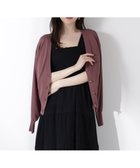 【プロポーション ボディドレッシング/PROPORTION BODY DRESSING】のVネックベーシックカーディガン ブラウン|ID: prp329100004683739 ipo3291000000033824775