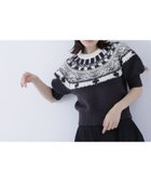 【ナチュラル ビューティー ベーシック/NATURAL BEAUTY BASIC】のノルディックハーフスリーブニット 人気、トレンドファッション・服の通販 founy(ファニー) ファッション Fashion レディースファッション Fashion for Women トップス・カットソー Cut & Sew Tops ニット Knit Tops & Sweaters ウォーム Warm Fabric コンパクト Compact, Small Size スリーブ Sleeve, Long Sleeve / Short Sleeve フォルム Silhouette, Form thumbnail チャコールベース2|ID: prp329100004683765 ipo3291000000033824961