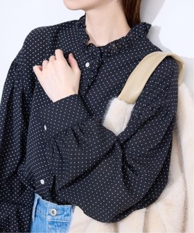 【スローブ イエナ/SLOBE IENA】のドットミニフリルブラウス 人気、トレンドファッション・服の通販 founy(ファニー) ファッション Fashion レディースファッション Fashion for Women トップス・カットソー Cut & Sew Tops シャツ・ブラウス・オフィスカジュアル Elegant Blouses & Button-Ups 2025年 2025 2025-2026秋冬・A/W Autumn/Winter 2025–26 AW25–26 インナー Innerwear ジャケット Jacket, Outerwear スラックス Slacks, Dress Pants デニム Denim, Jeans Material ドット Polka Dot, Dot Pattern フリル Frill, Ruffle フロント Front, Front Design ベスト Vest, Waistcoat ビジネス 仕事 通勤 Business / Work / Commuting |ID:prp329100004683791