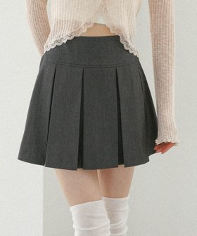 【ヘザー/Heather】のワイドプリーツミニスカート3 人気、トレンドファッション・服の通販 founy(ファニー) ファッション Fashion レディースファッション Fashion for Women スカート Skirts ミニスカート Mini Skirts インナー Innerwear カットソー Cut and Sewn Top ガーリー Girly, Feminine Style シンプル Simple, Minimal トレンド Trend, Trending Now |ID:prp329100004683926