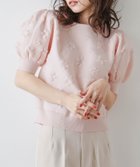 【ラジュール/Lajour】のパフスリーブサマーニット 人気、トレンドファッション・服の通販 founy(ファニー) ファッション Fashion レディースファッション Fashion for Women トップス・カットソー Cut & Sew Tops ニット Knit Tops & Sweaters サマー Summer, Summer Style スリーブ Sleeve, Long Sleeve / Short Sleeve 夏 Summer thumbnail ピンク|ID: prp329100004683947 ipo3291000000033825863