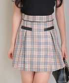 【リップサービス/LIP SERVICE】のLIP SERVICE/チェックプリーツスカート 人気、トレンドファッション・服の通販 founy(ファニー) ファッション Fashion レディースファッション Fashion for Women スカート Skirts プリーツスカート / 上品フェミニンスタイル Pleated Skirts おすすめ Recommended / Our Picks サンダル Sandals, Summer Shoes ショート Short, Short Length スニーカー Sneakers, Trainers セットアップ Set-Up, Coordinated Outfit ダウン Down, Puffer トレンド Trend, Trending Now プリーツ Pleats, Pleated メタル Metal, Metal Parts モノトーン Monotone, Black and White エレガント 上品 Elegant thumbnail ベージュ|ID: prp329100004683970 ipo3291000000033825989