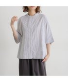 【スタディオ クリップ/studio CLIP】のシングルガーゼドルマン5分袖バンドシャツ 人気、トレンドファッション・服の通販 founy(ファニー) ファッション Fashion レディースファッション Fashion for Women トップス・カットソー Cut & Sew Tops シャツ・ブラウス・オフィスカジュアル Elegant Blouses & Button-Ups おすすめ Recommended / Our Picks ストライプ Stripe, Striped Pattern デニム Denim, Jeans Material ドット Polka Dot, Dot Pattern フレア Flare, Flared ボトム Bottoms, Lower Wear ワイド Wide, Wide Fit 人気 Popular, Best Seller 半袖 Short Sleeve, Half Sleeve 夏 Summer 定番 Standard, Basic Item thumbnail ホワイトストライプ|ID: prp329100004684021 ipo3291000000033826257