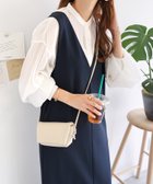 【アンドミー/andme】の梨地 ポンチ ストレッチ Vネック ワンピース ネイビー|ID: prp329100004684109 ipo3291000000033826672