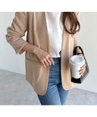 【アンドミー/andme】のとろみ素材 ノーカラー ジャケット 人気、トレンドファッション・服の通販 founy(ファニー) ファッション Fashion レディースファッション Fashion for Women アウター Coat / Outerwear Collection レディースジャケット・軽アウター Jackets ノーカラージャケット / シンプル上品コーデ Collarless Jackets インナー Innerwear 春 Spring 秋 Autumn ジャケット Jacket, Outerwear ストレッチ Stretch, Stretchy Fabric スリット Slit, Slit Detail セットアップ Set-Up, Coordinated Outfit とろみ Fluid, Flowy Fabric ダブル Double, Double-Breasted デニム Denim, Jeans Material プリント Print, Printed Pattern おすすめ Recommended / Our Picks エレガント 上品 Elegant thumbnail ダークベージュ|ID: prp329100004684116 ipo3291000000033976637