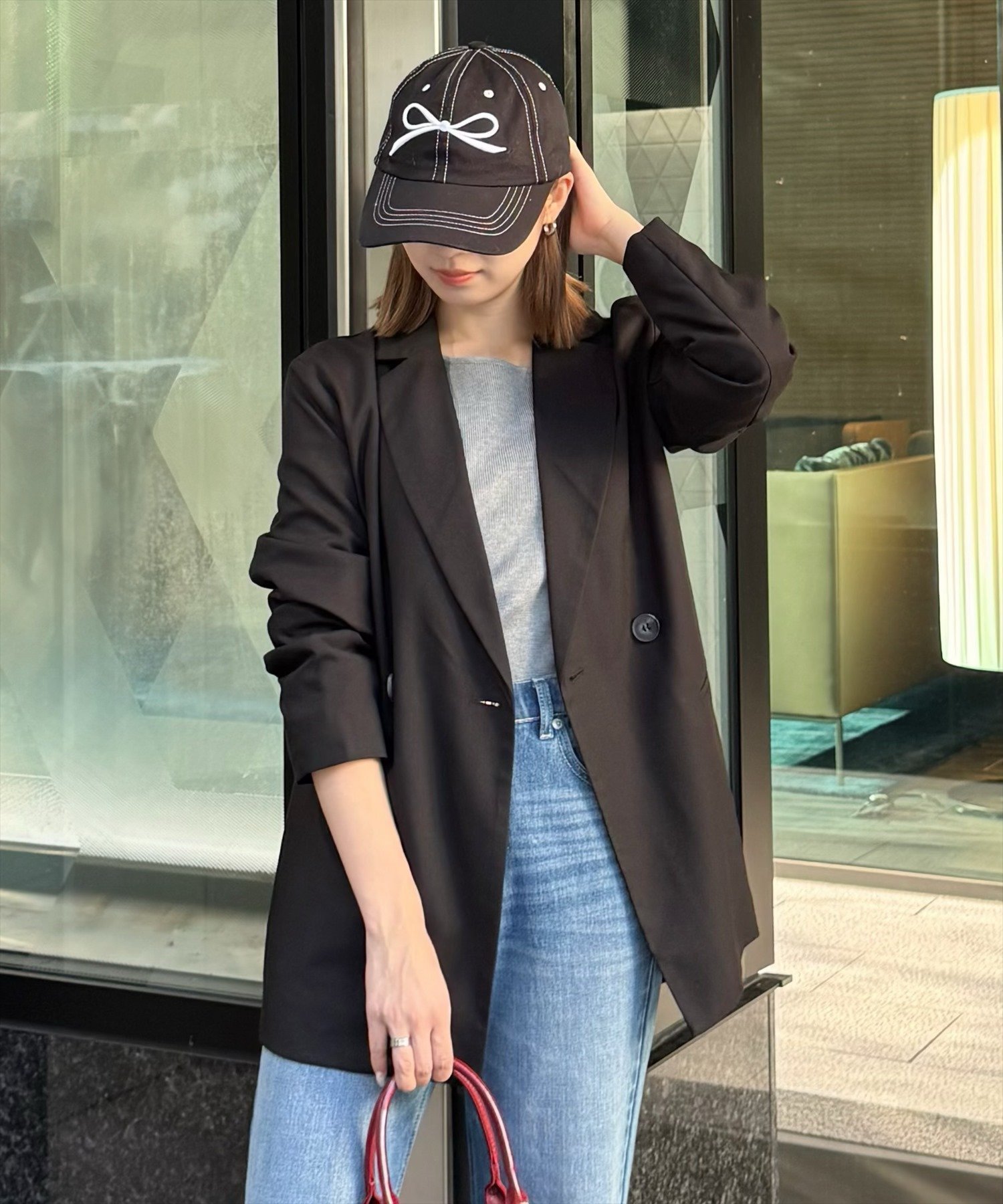 【クリア/clear】のダブルジャケット(セット可) 人気、トレンドファッション・服の通販 founy(ファニー) 　ファッション　Fashion　レディースファッション　Fashion for Women　アウター　Coat / Outerwear Collection　レディースジャケット・軽アウター　Jackets　おすすめ　Recommended / Our Picks　ジャケット　Jacket, Outerwear　ストレート　Straight, Straight Cut　ダブル　Double, Double-Breasted　ミニスカート　Mini Skirt, Short Skirt　秋　Autumn　 other-1|ID: prp329100004684118 ipo3291000000033920422