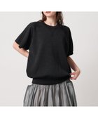 【ユナイテッドアローズ/UNITED ARROWS】のラメ ショートスリーブ ニット 人気、トレンドファッション・服の通販 founy(ファニー) ファッション Fashion レディースファッション Fashion for Women トップス・カットソー Cut & Sew Tops ニット Knit Tops & Sweaters おすすめ Recommended / Our Picks とろみ Fluid, Flowy Fabric インナー Innerwear シアー Sheer, See-Through ショート Short, Short Length スウェット / スエット Sweatshirt, Sweatwear スリーブ Sleeve, Long Sleeve / Short Sleeve エレガント 上品 Elegant 人気 Popular, Best Seller 定番 Standard, Basic Item A/W・秋冬 Autumn/Winter thumbnail BLACK|ID: prp329100004684134 ipo3291000000034019899