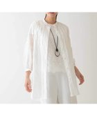【ヒロコビス/HIROKO BIS】のドットシアータックロングシャツ /洗える 人気、トレンドファッション・服の通販 founy(ファニー) ファッション Fashion レディースファッション Fashion for Women トップス・カットソー Cut & Sew Tops シャツ・ブラウス・オフィスカジュアル Elegant Blouses & Button-Ups おすすめ Recommended / Our Picks ギャザー Gathered, Ruffled シアー Sheer, See-Through シンプル Simple, Minimal スリーブ Sleeve, Long Sleeve / Short Sleeve ドット Polka Dot, Dot Pattern エレガント 上品 Elegant 今季 This Season, Current Season 洗える Machine Washable thumbnail ホワイト|ID: prp329100004684145 ipo3291000000033826840