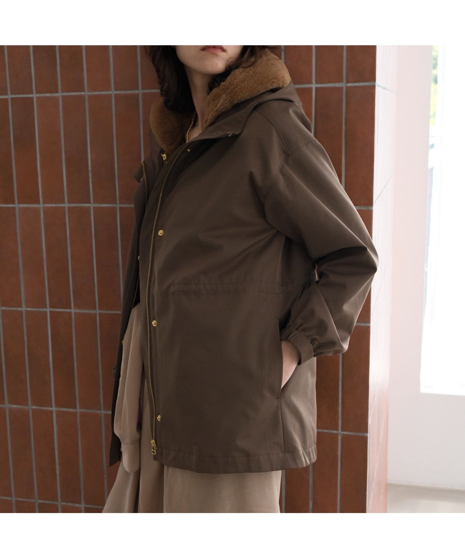 【エルーラ/Elura】の大人リュクス3WAYマンパ/582294 インテリア・キッズ・メンズ・レディースファッション・服の通販 founy(ファニー) 　ファッション　Fashion　レディースファッション　Fashion for Women　おすすめ　Recommended / Our Picks　エレガント 上品　Elegant　ライナー　Liner, Inner Layer　リュクス　Luxury, Elegant, High-End, Chic　ブラウン55|ID: prp329100004684161 ipo3291000000033826917