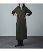 【サロン アダム エ ロペ/SALON adam et rope'】のミルドジャージシャツワンピース 人気、トレンドファッション・服の通販 founy(ファニー) ファッション Fashion レディースファッション Fashion for Women ワンピース Dresses シャツワンピース / 1枚で着映えコーデ Shirt Dresses インナー Innerwear スニーカー Sneakers, Trainers フェルト Felt, Felt Fabric ポケット Pocket, Pocket Detail ヨーク Yoke, Yoke Design ロング Long, Long-Length A/W・秋冬 Autumn/Winter エレガント 上品 Elegant thumbnail カーキ(36)|ID: prp329100004684203 ipo3291000000033827128