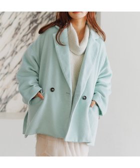 【ミスティ ウーマン/mysty woman】のシャギージャコット 人気、トレンドファッション・服の通販 founy(ファニー) ファッション Fashion レディースファッション Fashion for Women ジャケット Jacket, Outerwear ミドル Middle Length, Mid Height |ID:prp329100004684321