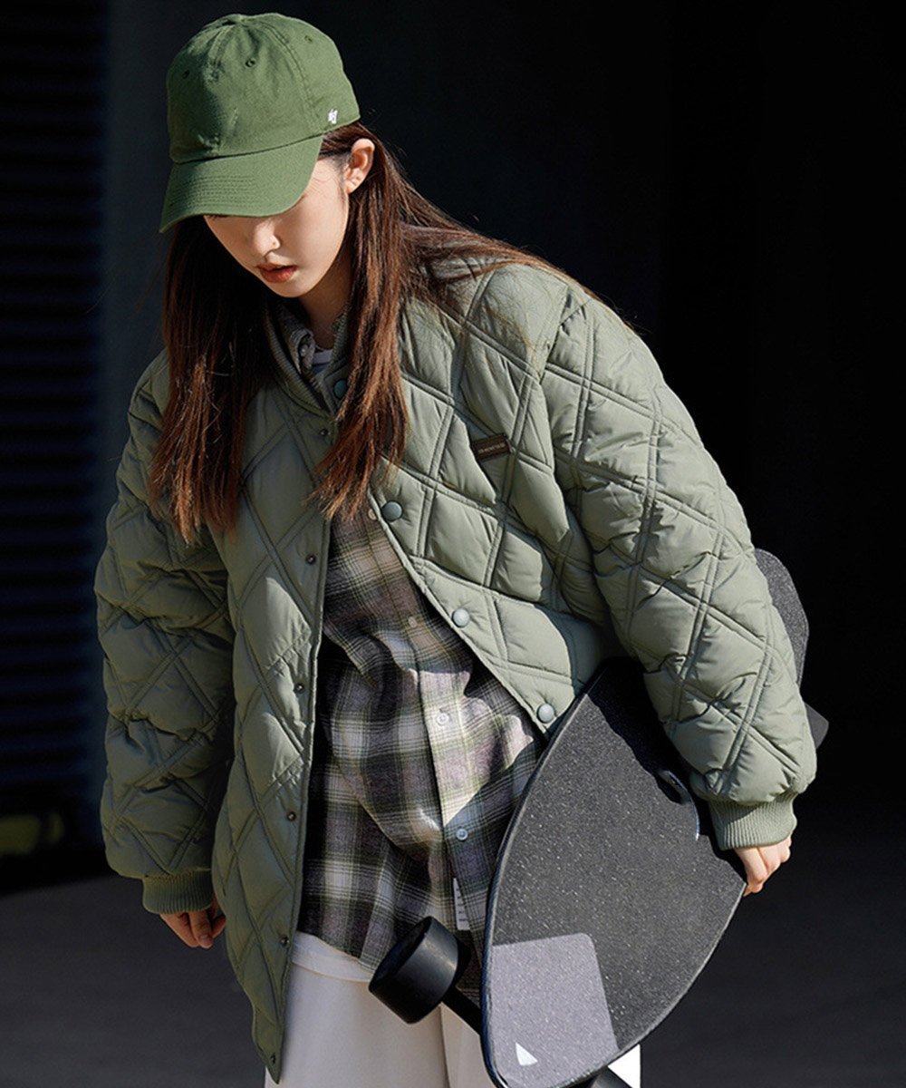 【ミニミニストア/miniministore】の中綿ジャケット キルティングブルゾン防寒 インテリア・キッズ・メンズ・レディースファッション・服の通販 founy(ファニー) 　ファッション　Fashion　レディースファッション　Fashion for Women　アウター　Coat / Outerwear Collection　レディースジャケット・軽アウター　Jackets　ブルゾンジャケット・スポーティアウター　Blouson Jackets　インナー　Innerwear　キルティング　Quilted, Quilting　ショート　Short, Short Length　ジャケット　Jacket, Outerwear　セーター　Sweater, Knitwear　ダウン　Down, Puffer　フィット　Fit, Slim Fit　ブルゾン　Blouson, Bomber Jacket　ベーシック　Basic, Essential　防寒　Cold Protection, Winter-Ready　冬　Winter / This Winter　カーキ|ID: prp329100004684330 ipo3291000000034508415