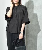 【インタープラネット/INTERPLANET】の【撥水・UV・接触冷感】バンドカラードルマンシャツ 人気、トレンドファッション・服の通販 founy(ファニー) ファッション Fashion レディースファッション Fashion for Women トップス・カットソー Cut & Sew Tops シャツ・ブラウス・オフィスカジュアル Elegant Blouses & Button-Ups アウトドア Outdoor Clothing シンプル Simple, Minimal ストレッチ Stretch, Stretchy Fabric ベーシック Basic, Essential 羽織 Haori, Light Jacket ビジネス 仕事 通勤 Business / Work / Commuting thumbnail ブラック|ID: prp329100004684356 ipo3291000000033828683