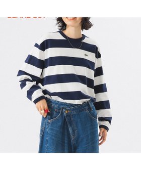 【ビームス ウイメン/BEAMS】の【別注】LACOSTE / ボーダー ロングスリーブ Tシャツ 25AW スポーツミックス オーバーサイズ 人気、トレンドファッション・服の通販 founy(ファニー) ファッション Fashion レディースファッション Fashion for Women トップス・カットソー Cut & Sew Tops シャツ・ブラウス・オフィスカジュアル Elegant Blouses & Button-Ups ロングTシャツ・Tシャツ Longline T-Shirts & Tees ウェーブ Wavy Pattern カーゴパンツ Cargo Pants, Utility Pants キャップ Cap, Baseball Cap ジャケット Jacket, Outerwear スニーカー Sneakers, Trainers スポーツ Sports, Activewear スリーブ Sleeve, Long Sleeve / Short Sleeve ダウン Down, Puffer デニム Denim, Jeans Material フレンチ French, French Style ボーダー Border, Stripe 別注 Limited Edition, Custom Order ミックス Mix, Mixed Style モダン Modern, Contemporary ルーズ Loose, Oversized ロング Long, Long-Length ワイド Wide, Wide Fit おすすめ Recommended / Our Picks 2025年 2025 2025-2026秋冬・A/W Autumn/Winter 2025–26 AW25–26 |ID:prp329100004684401