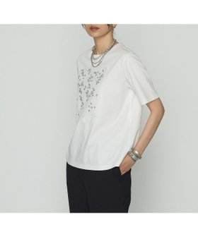 【コムサ/COMME CA】のシルキースムース Tシャツ 人気、トレンドファッション・服の通販 founy(ファニー) ファッション Fashion レディースファッション Fashion for Women トップス・カットソー Cut & Sew Tops シャツ・ブラウス・オフィスカジュアル Elegant Blouses & Button-Ups ロングTシャツ・Tシャツ Longline T-Shirts & Tees なめらか Smooth, Silky Texture インナー Innerwear シアー Sheer, See-Through スパンコール Sequins, Sequin Embellishment ランダム Random, Irregular エレガント 上品 Elegant 夏 Summer 羽織 Haori, Light Jacket |ID:prp329100004684422