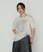 【コムサ/COMME CA】のシルキースムース Tシャツ 人気、トレンドファッション・服の通販 founy(ファニー) ファッション Fashion レディースファッション Fashion for Women トップス・カットソー Cut & Sew Tops シャツ・ブラウス・オフィスカジュアル Elegant Blouses & Button-Ups ロングTシャツ・Tシャツ Longline T-Shirts & Tees なめらか Smooth, Silky Texture インナー Innerwear シアー Sheer, See-Through スパンコール Sequins, Sequin Embellishment ランダム Random, Irregular エレガント 上品 Elegant 夏 Summer 羽織 Haori, Light Jacket thumbnail 15:グレージュ|ID: prp329100004684422 ipo3291000000033829380