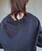 【スタイルドア/STYLEDOOR】のライトダンボール抜き衿ハーフスリーブプルオーバー ブラック|ID: prp329100004684435 ipo3291000000033998027