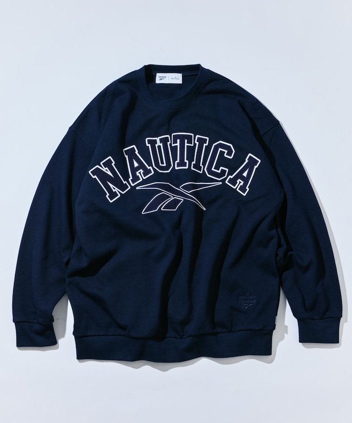 【フリークスストア/FREAK'S STORE】の【Exclusive】 ダブルネーム アーチロゴ ヘビーウェイト クルーネックスウェット 25AW インテリア・キッズ・メンズ・レディースファッション・服の通販 founy(ファニー) 　ファッション　Fashion　レディースファッション　Fashion for Women　トップス・カットソー　Cut & Sew Tops　レディースパーカー・カジュアルフーディー　Casual Hoodies & Sweatshirts　スウェット・クルーネックトップス　Sweatshirts & Crewnecks / Relaxed Fit Sweat Tops　コラボ　Collaboration, Collab　シンプル　Simple, Minimal　スニーカー　Sneakers, Trainers　スペシャル　Special, Limited Edition　スポーツ　Sports, Activewear　スポーティ　Sporty, Casual Athletic　スラックス　Slacks, Dress Pants　ダブル　Double, Double-Breasted　デニム　Denim, Jeans Material　定番　Standard, Basic Item　フロント　Front, Front Design　ブルゾン　Blouson, Bomber Jacket　無地　Plain, Solid Color　ワイド　Wide, Wide Fit　A/W・秋冬　Autumn/Winter　冬　Winter / This Winter　おすすめ　Recommended / Our Picks　2025年　2025　2025-2026秋冬・A/W　Autumn/Winter 2025–26 AW25–26　ネイビー|ID: prp329100004684471 ipo3291000000033829722