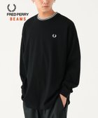 【ビームス/BEAMS / MEN】の【別注】FRED PERRY / リラックス ティップド ピケ ロングスリーブ Tシャツ 25AW メンズ 長袖 ユニセックス ロゴ 鹿の子 BLACK|ID: prp329100004684496 ipo3291000000033829885