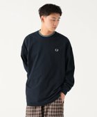 【ビームス/BEAMS / MEN】の【別注】FRED PERRY / リラックス ティップド ピケ ロングスリーブ Tシャツ 25AW メンズ 長袖 ユニセックス ロゴ 鹿の子 NAVY|ID: prp329100004684496 ipo3291000000033829886