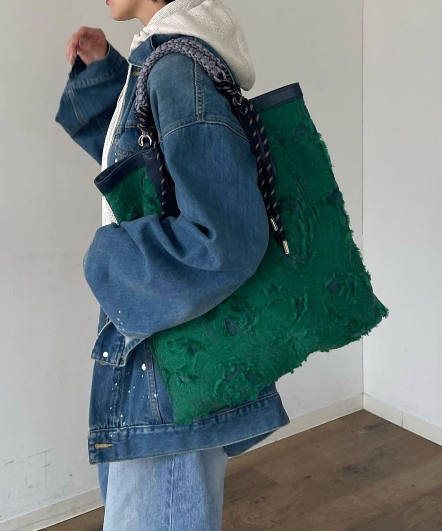 【イア パピヨネ/ear PAPILLONNER】のMTAミックストートバッグ インテリア・キッズ・メンズ・レディースファッション・服の通販 founy(ファニー) ファッション Fashion レディースファッション Fashion for Women バッグ Bags クラッチ Clutch, Clutch Bag トレンド Trend, Trending Now 人気 Popular, Best Seller フェイス Face, Facial Design ポケット Pocket, Pocket Detail マグネット Magnet, Magnetic Closure ミックス Mix, Mixed Style おすすめ Recommended / Our Picks グリーンその他1|ID: prp329100004684507 ipo3291000000034869648