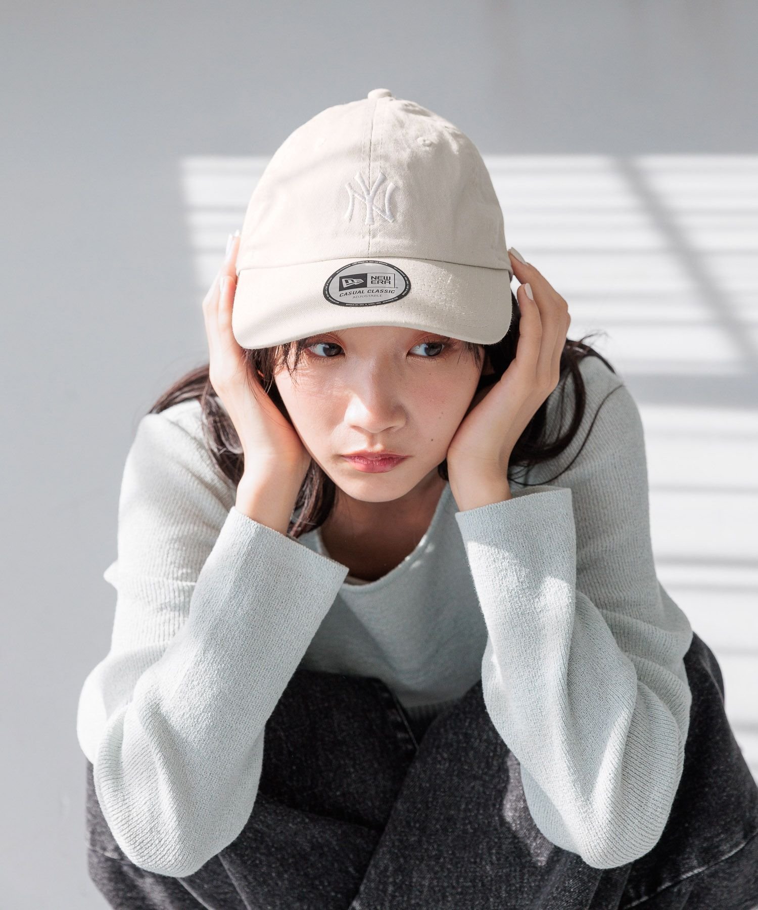 【ローリーズファーム/LOWRYS FARM】のCASUALCLASSIC25 インテリア・キッズ・メンズ・レディースファッション・服の通販 founy(ファニー) 　ファッション　Fashion　レディースファッション　Fashion for Women　キャップ　Cap, Baseball Cap　シンプル　Simple, Minimal　デニム　Denim, Jeans Material　フロント　Front, Front Design　ラップ　Wrap, Wrap Design　別注　Limited Edition, Custom Order　軽量　Lightweight, Ultra Light　アイボリー|ID: prp329100004684578 ipo3291000000033830293