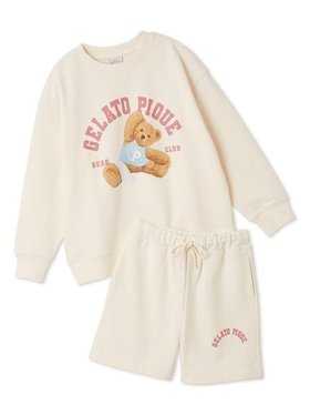 【ジェラート ピケ/gelato pique / KIDS】の【JUNIOR】スポーティーベア裏毛プルオーバー 裏毛ショートパンツセット 人気、トレンドファッション・服の通販 founy(ファニー) ファッション Fashion キッズファッション Fashion for Kids トップス・カットソー Cut & Sew Tops ボトムス Bottoms ショート Short, Short Length スポーツ Sports, Activewear セットアップ Set-Up, Coordinated Outfit トレンド Trend, Trending Now プリント Print, Printed Pattern ポケット Pocket, Pocket Detail |ID:prp329100004684603