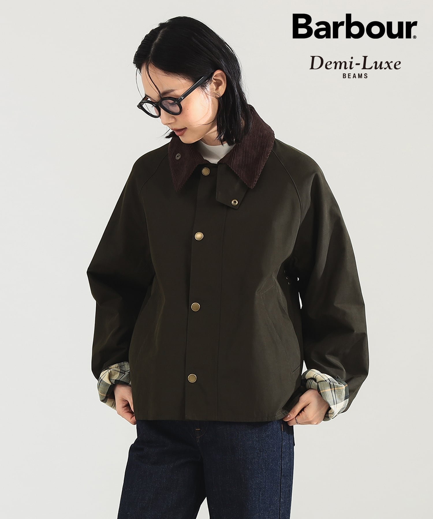 【デミルクス ビームス/Demi-Luxe BEAMS】の【別注】Barbour / TRANSPORT ジャケット インテリア・キッズ・メンズ・レディースファッション・服の通販 founy(ファニー) 　ファッション　Fashion　レディースファッション　Fashion for Women　アウター　Coat / Outerwear Collection　レディースジャケット・軽アウター　Jackets　インナー　Innerwear　ジャケット　Jacket, Outerwear　ストレート　Straight, Straight Cut　フロント　Front, Front Design　ポケット　Pocket, Pocket Detail　人気　Popular, Best Seller　別注　Limited Edition, Custom Order　SAGE|ID: prp329100004684944 ipo3291000000033833039
