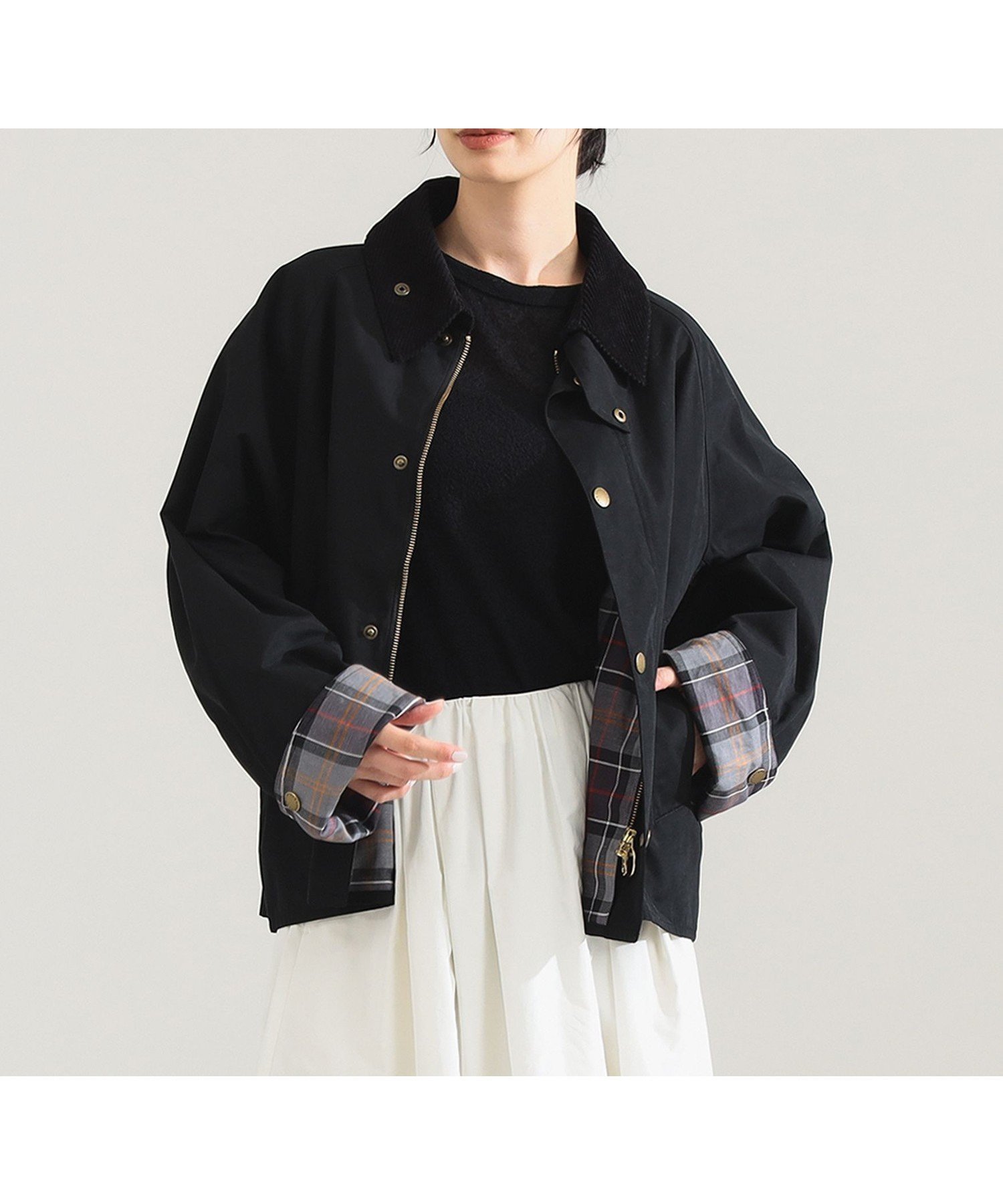 【デミルクス ビームス/Demi-Luxe BEAMS】の【別注】Barbour / TRANSPORT ジャケット インテリア・キッズ・メンズ・レディースファッション・服の通販 founy(ファニー) 　ファッション　Fashion　レディースファッション　Fashion for Women　アウター　Coat / Outerwear Collection　レディースジャケット・軽アウター　Jackets　インナー　Innerwear　ジャケット　Jacket, Outerwear　ストレート　Straight, Straight Cut　フロント　Front, Front Design　ポケット　Pocket, Pocket Detail　人気　Popular, Best Seller　別注　Limited Edition, Custom Order　BLACK|ID: prp329100004684944 ipo3291000000033833040