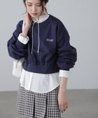 【フリーズマート/FREE'S MART】のワンポイント刺繍スウェット 人気、トレンドファッション・服の通販 founy(ファニー) ファッション Fashion レディースファッション Fashion for Women トップス・カットソー Cut & Sew Tops レディースパーカー・カジュアルフーディー Casual Hoodies & Sweatshirts スウェット・クルーネックトップス Sweatshirts & Crewnecks / Relaxed Fit Sweat Tops おすすめ Recommended / Our Picks ギャザー Gathered, Ruffled サテン Satin, Glossy Fabric ショート Short, Short Length スウェット / スエット Sweatshirt, Sweatwear スリーブ Sleeve, Long Sleeve / Short Sleeve フォルム Silhouette, Form ワンポイント One Point, Statement Accent thumbnail ネイビー|ID: prp329100004684958 ipo3291000000033833119