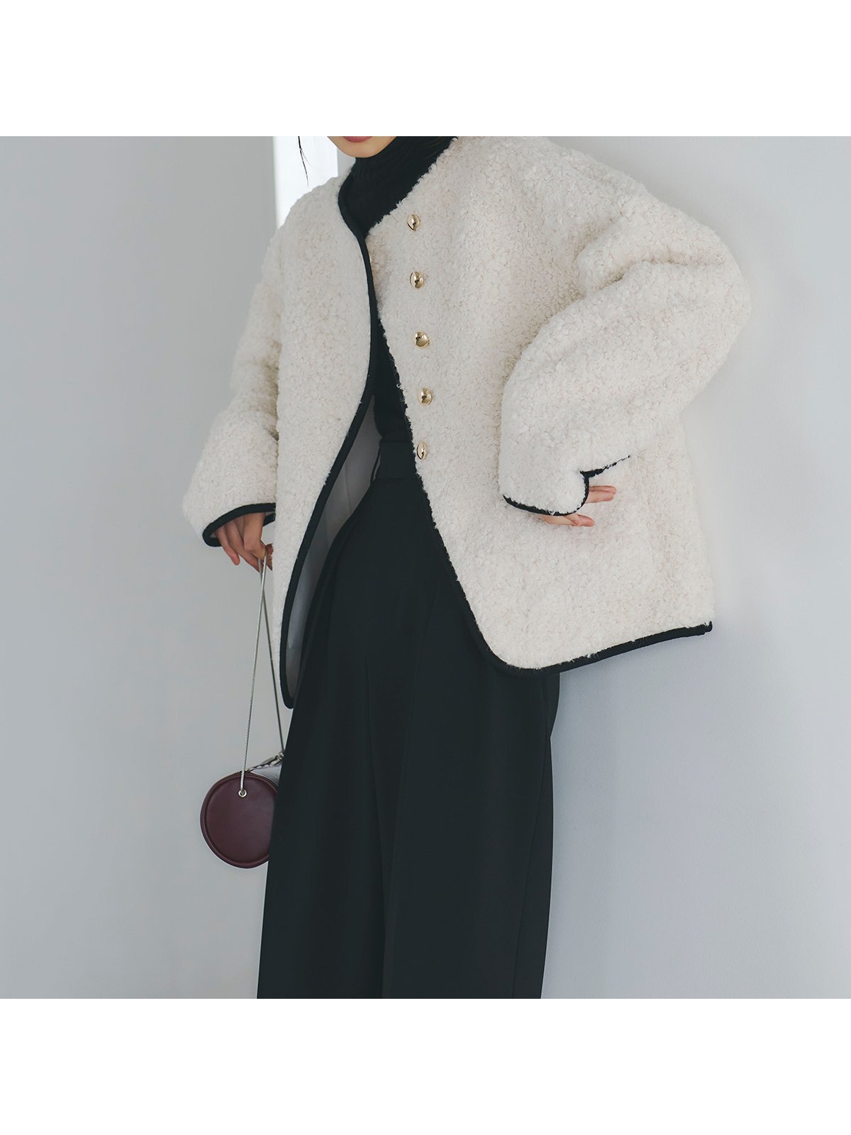 【アニュアンス/anuans】のECOPELパイピングボアジャケット 人気、トレンドファッション・服の通販 founy(ファニー) ファッション Fashion レディースファッション Fashion for Women アウター Coat / Outerwear Collection レディースジャケット・軽アウター Jackets ジャケット Jacket, Outerwear パイピング Piping, Trim Design フロント Front, Front Design ボンディング Bonding, Bonded Fabric ミドル Middle Length, Mid Height リアル Real, Realistic リュクス Luxury, Elegant, High-End, Chic other-1|ID: prp329100004684960 ipo3291000000034713310