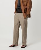 【ユナイテッドアローズ/UNITED ARROWS / MEN】のガスボイル ギャバジン 2プリーツ ナチュラルトラウザース MOCA|ID: prp329100004684982 ipo3291000000033833310