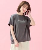 【エニー/ANY】の【新色追加/洗濯機可/接触冷感/UVケア】エニィファンクションフレンチスリーブTシャツ チャコール[104]|ID: prp329100004684995 ipo3291000000033833378