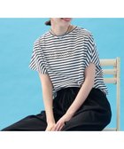 【エニー/ANY】の【新色追加/洗濯機可/接触冷感/UVケア】エニィファンクションフレンチスリーブTシャツ ボーダー[205]|ID: prp329100004684995 ipo3291000000033833379